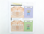 Ulthera Ultherapy Face, Neck & Chest Patient Record Form Pad & Marking Stencil