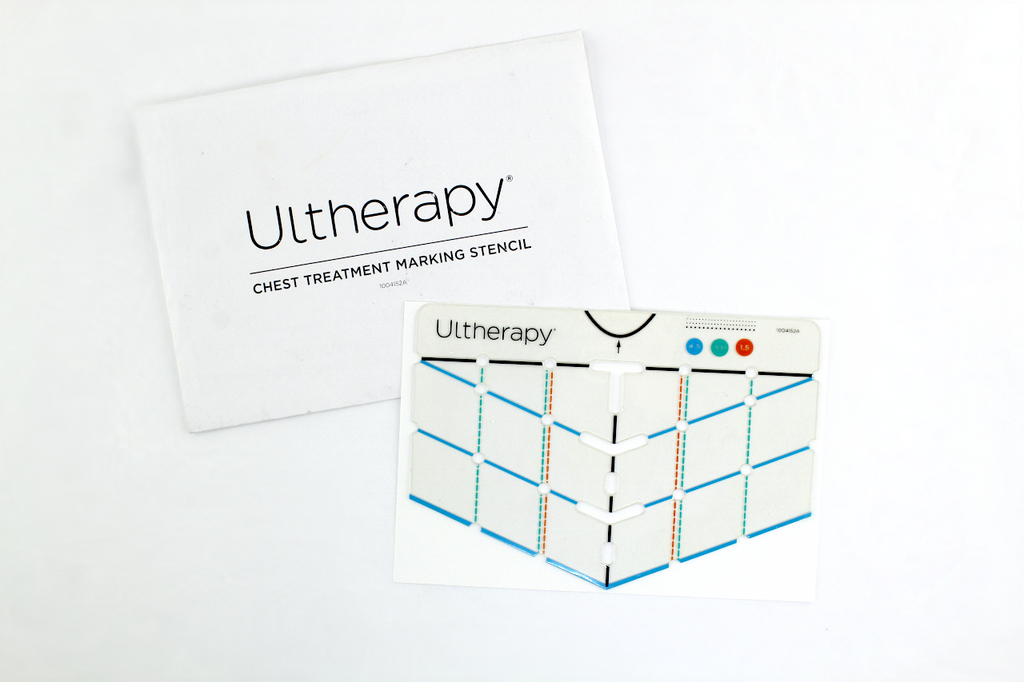 Ulthera Ultherapy Face, Neck & Chest Patient Record Form Pad & Marking Stencil