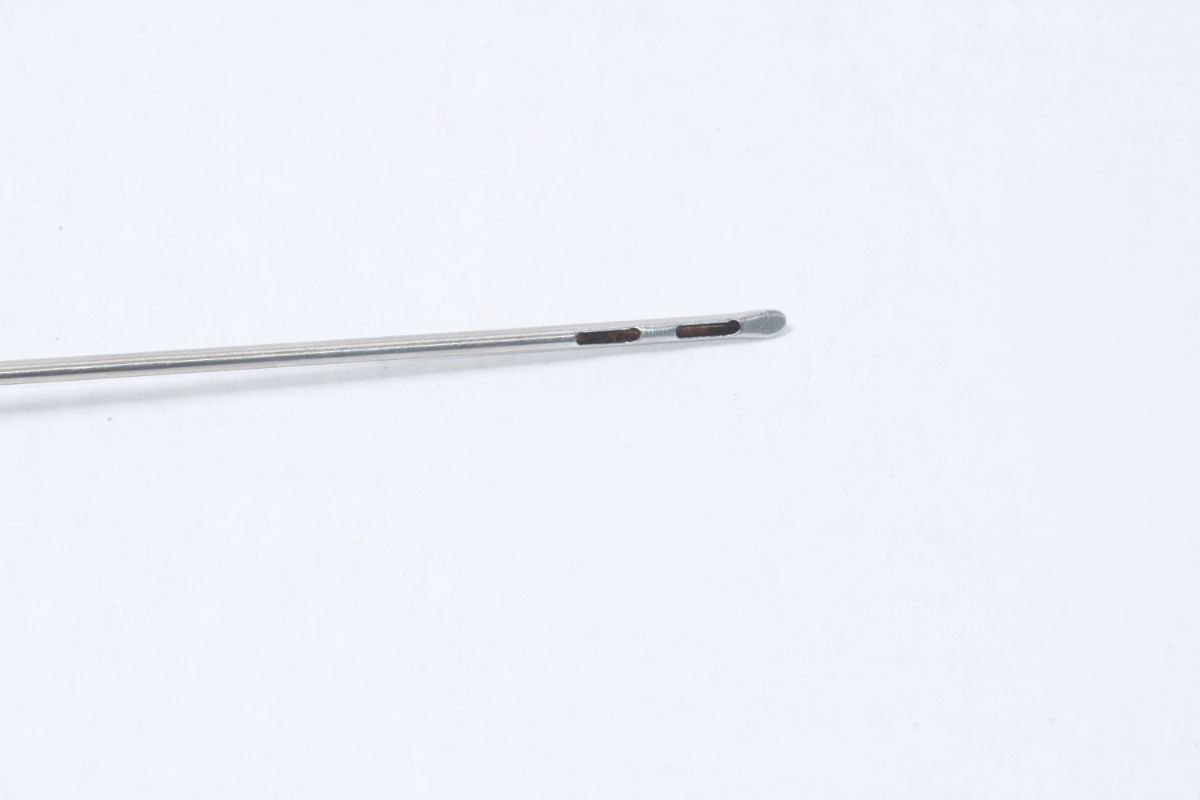 Spatula 2 Port Finesse Tip Microcannula Cannula 16G 10cm/1.6mm 4" LUER UNTESTED