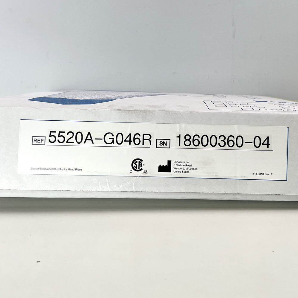 Palomar StarLux 500 MaxG Handpiece Cynosure Factory Refurbished 18600360-04 (0 Shots)