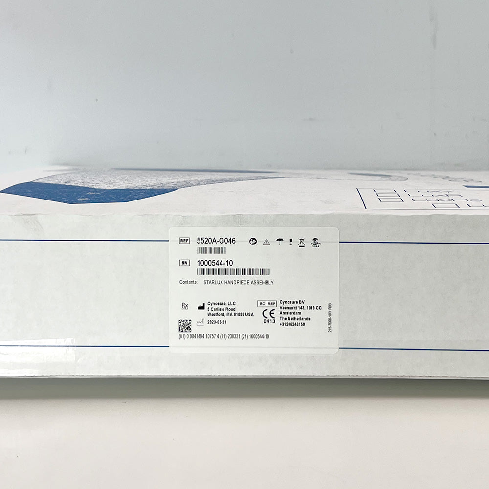 Palomar StarLux 500 MaxG Handpiece Cynosure Factory NEW 1000544-10 (0 Shots)