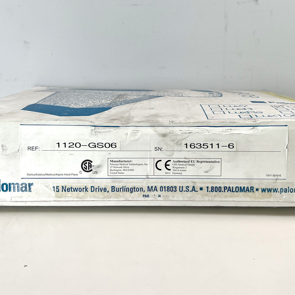 Palomar MediLux LuxG Handpiece Cynosure Factory Refurbished 163511-6 (0 Shots)
