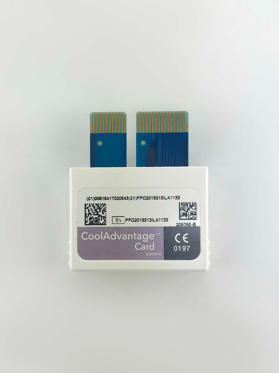 22 Cycles Zeltiq CoolSculpting BRZ-CD4-160-024 Cool ADVANTAGE Treatment Card
