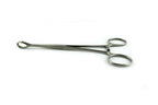 Tiemann Sponge Forceps Straight 7" Stainless Steel Self-Locking Serrated Tip