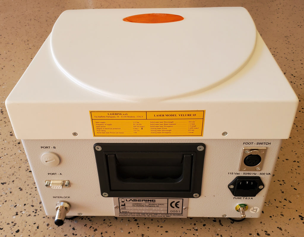 Certified Pre-Owned LASERING USA Velure S5 532 nm Green Diode Vascular & Pigmented Lesions Laser
