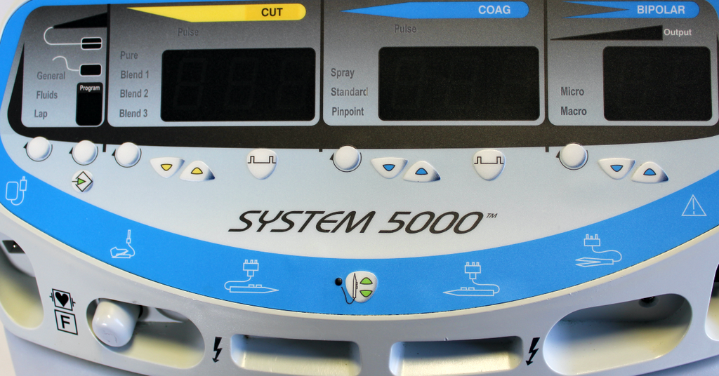 Conmed System 5000 ElectroSurgical Unit with Foot Pedals & Cart