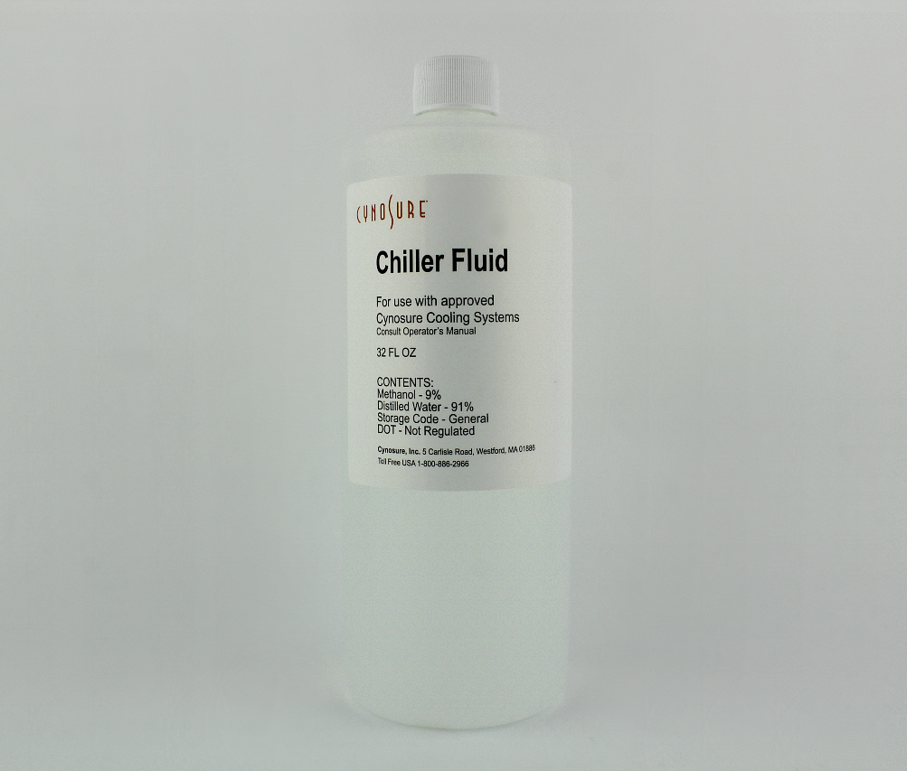 Chiller Fluid 32OZ Bottle System Cooling Cynosure - Liquid Coolant P/N 1812-0002