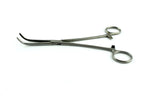 Curved Hemostatic Forceps 8" Stainless Steel Clamp Scissors Tool Locking Handle