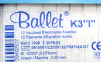 Ballet K3 "1" Insulated Electrolysis Needles Filaments Thermolysis K Shank LOT 38