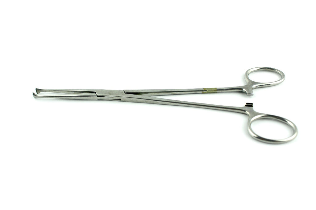 Allis tissue forceps, 7'', straight, 5x6 teeth, ring handle OR Grade Instrument