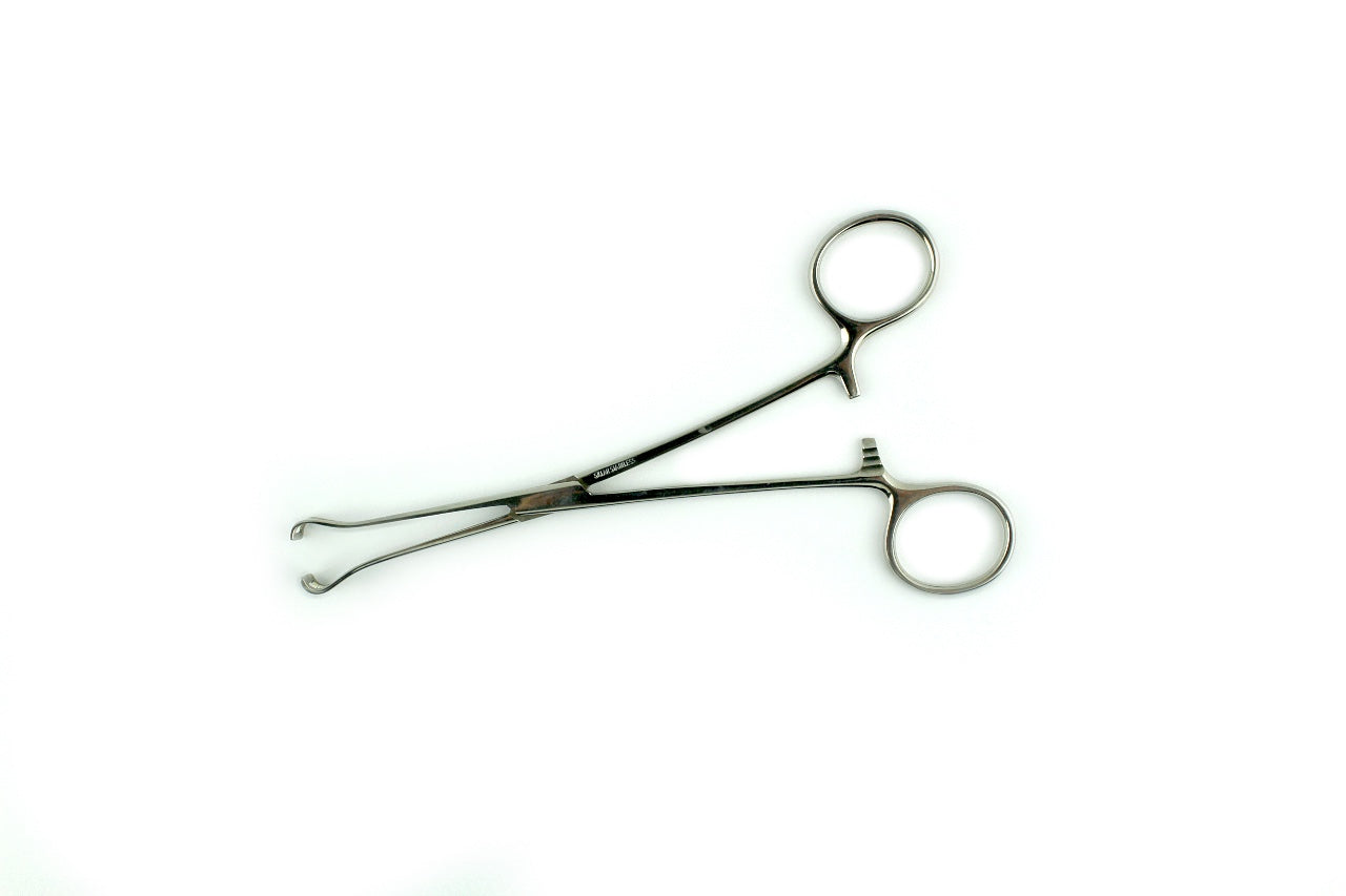 Steel Surgical Instrument Babcock Forceps Hospital Medical Equipment 6" with 8mm