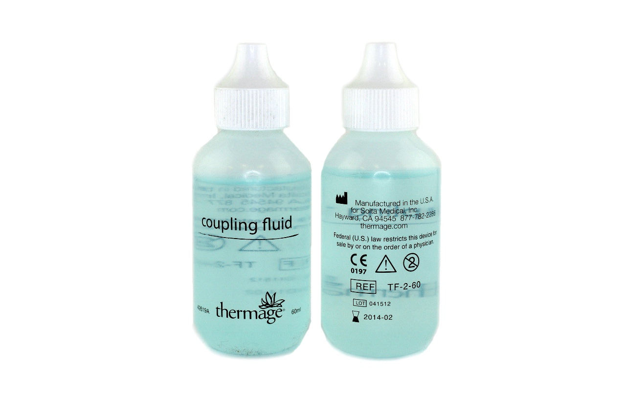 Thermage ThermaCool Coupling Fluid - TF-2-60 - 2014 BAG OF 2 60ml Bottles