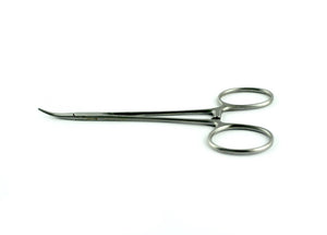 Tiemann Hemostatic Mosquito Forceps Stainless Steel Curved Serrated Tip 4 1/2"