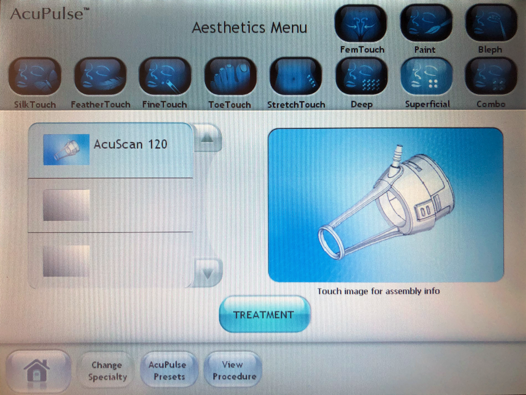 Lumenis AcuPulse 2016 CO2 Laser SilkLaser Scanner AcuScan SurgiTouch Scanner C02