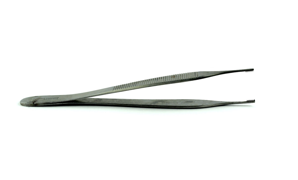 Tiemann Brown-Adson Tissue Forceps Multi Teeth Straight 4 3/4" 7 x7 Teeth