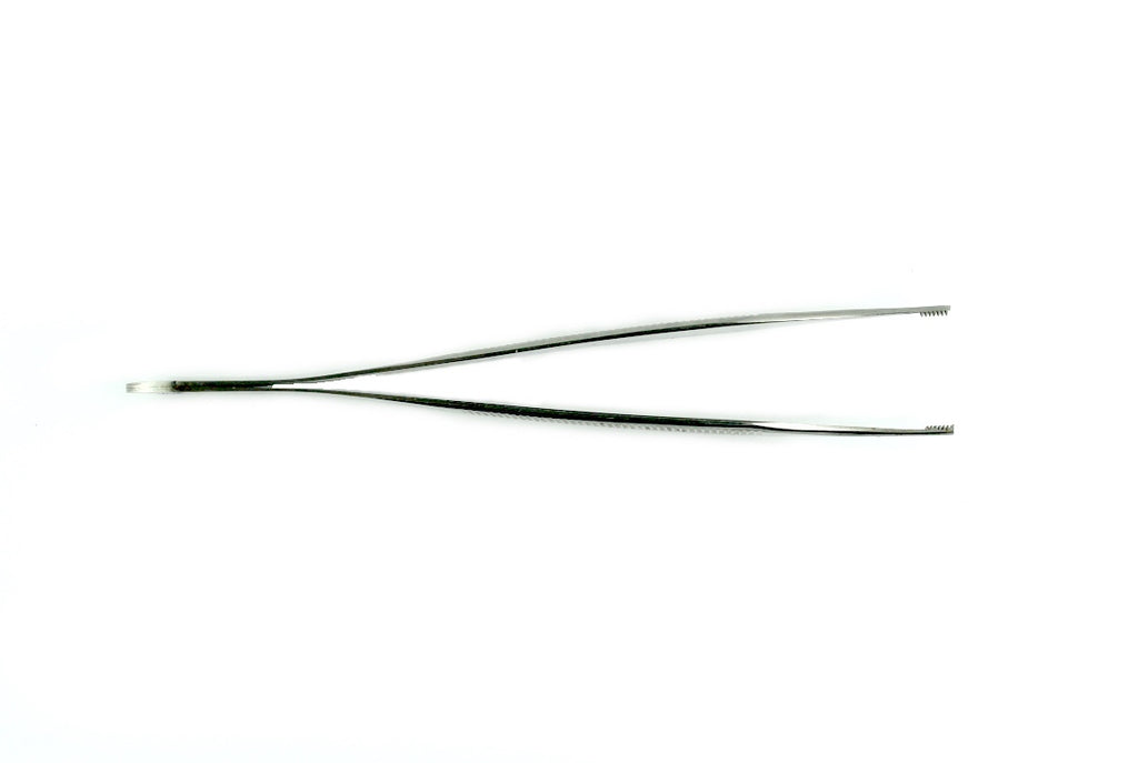 Tiemann Brown-Adson Tissue Forceps Multi Teeth Straight 4 3/4" 7 x7 Teeth