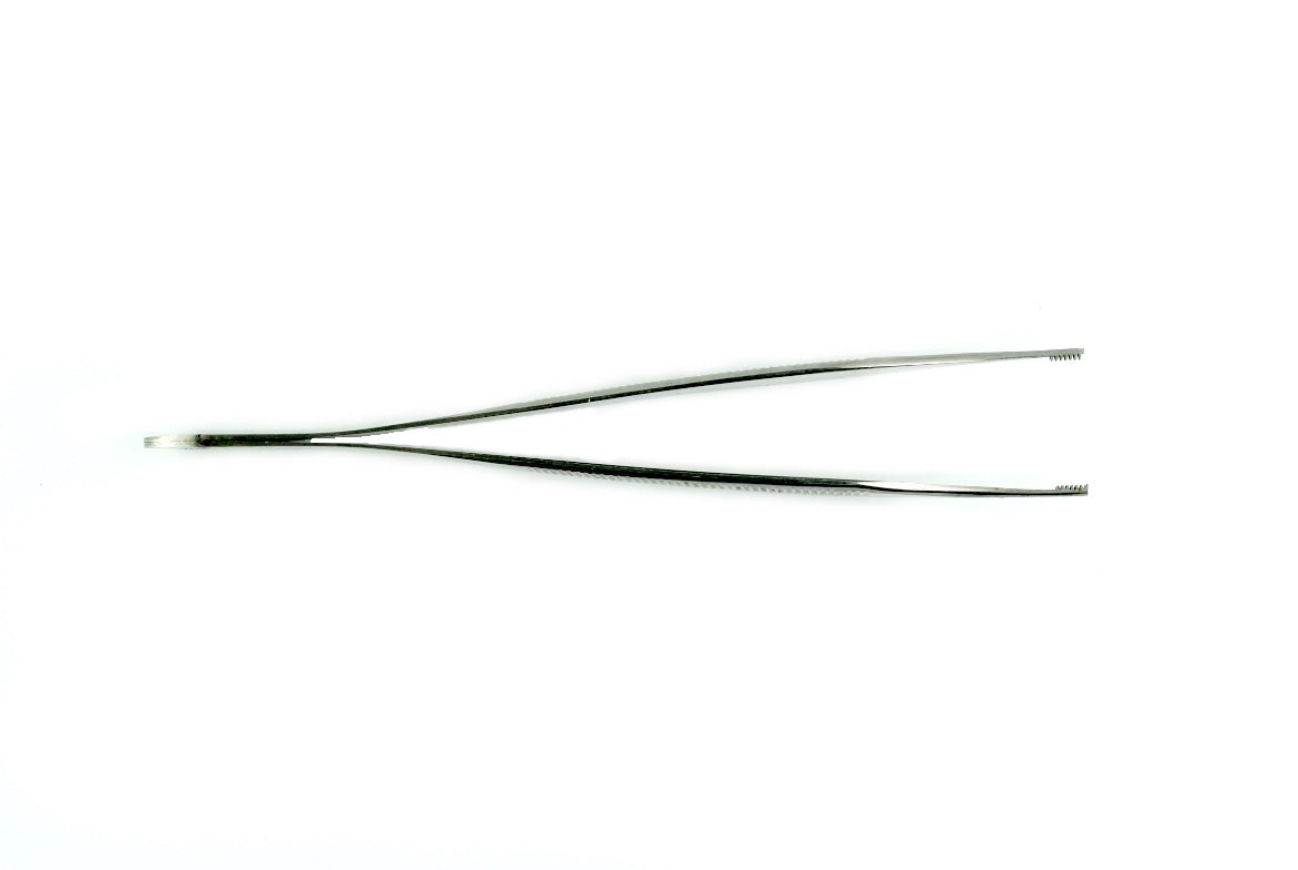 Tiemann Brown-Adson Tissue Forceps Multi Teeth Straight 4 3/4" 7 x7 Teeth