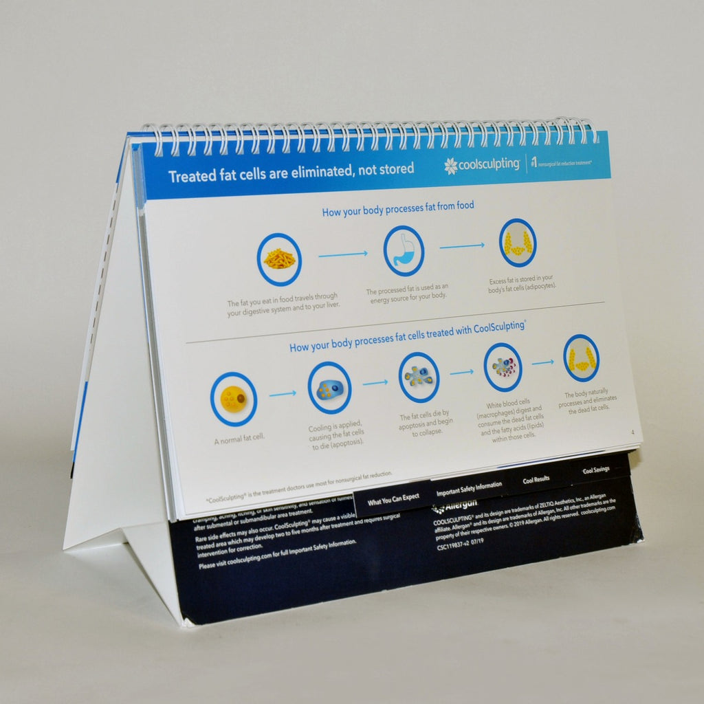 Zeltiq CoolSculpting Fat Reduction Treatment Consultation Guide Lobby Marketing