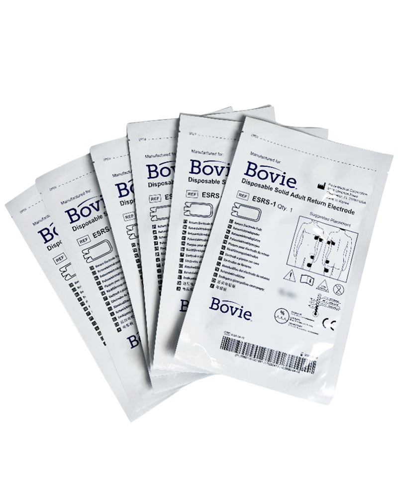 Bovie Disposable Solid Adult Return Electrode Ground Pad ESRS-1 6-Pack