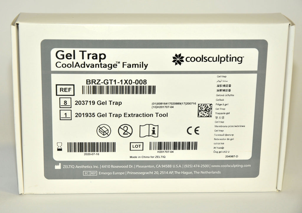 ZELTIQ CoolSculpt Gel Trap CoolAdvantage BRZ-GT1-1X0-008 GelTrap Exp 07/20 x5Pcs