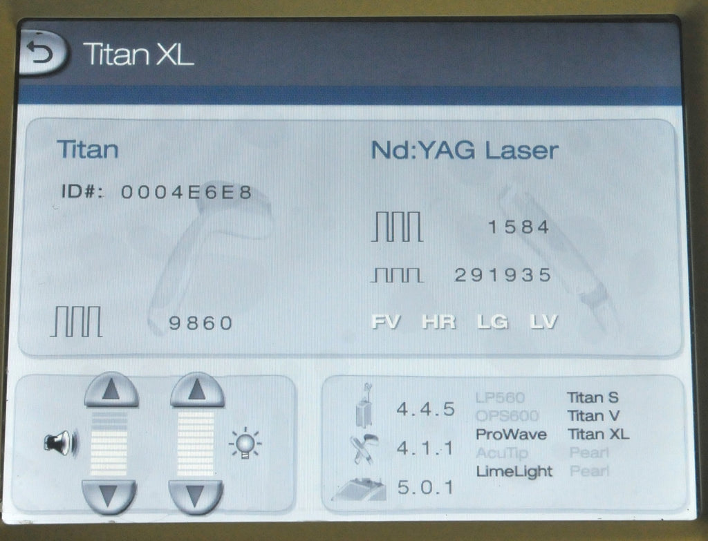 Cutera XEO Titan XL IPL Skin Tightening Deep Dermal Heating Handpiece Hand Piece