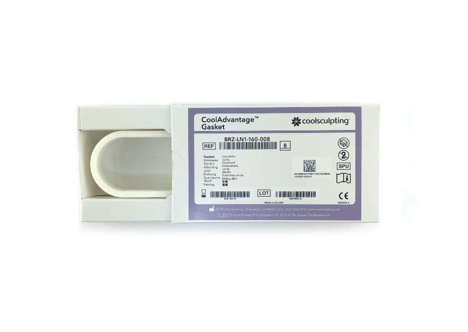 Zeltiq CoolSculpting BRZ-LN1-160-008 Cool ADVANTAGE Gaskets 8PK EXP 2021 OPEN BX