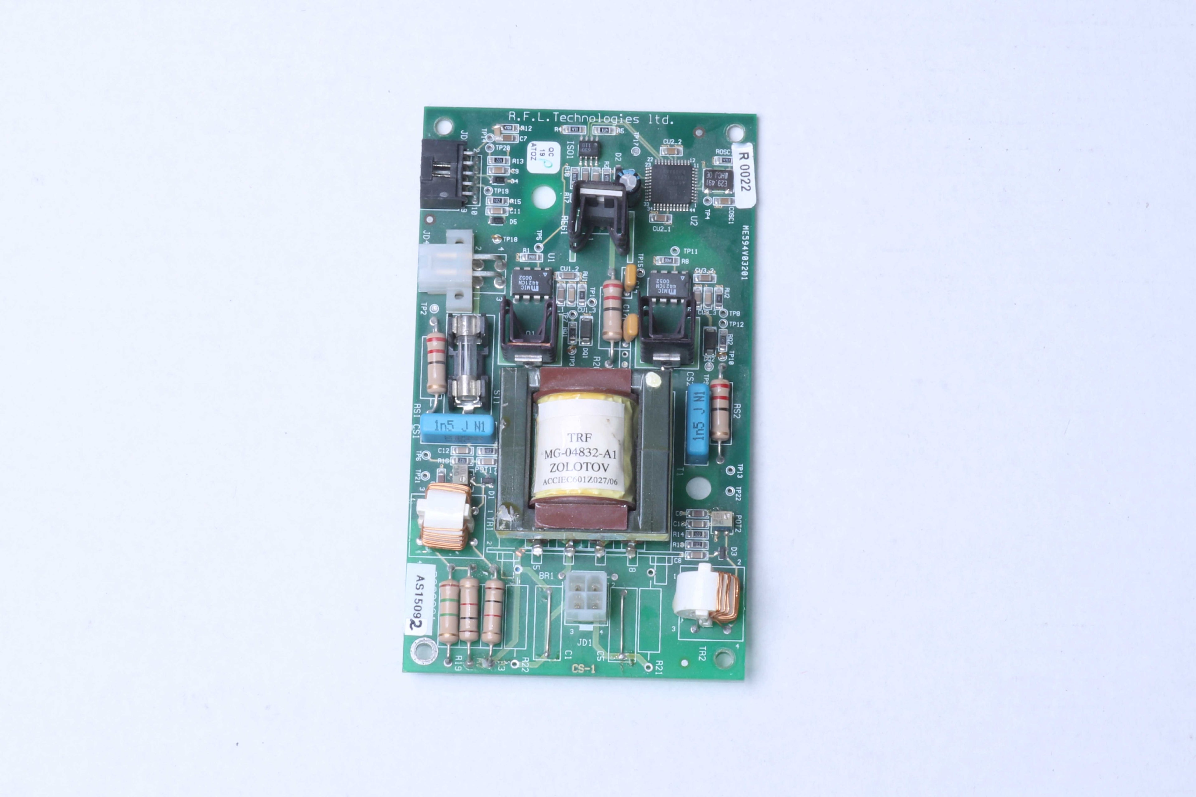 Syneron Medical AS15092 RFL Board Computer PCB UNTESTED PARTS AS IS