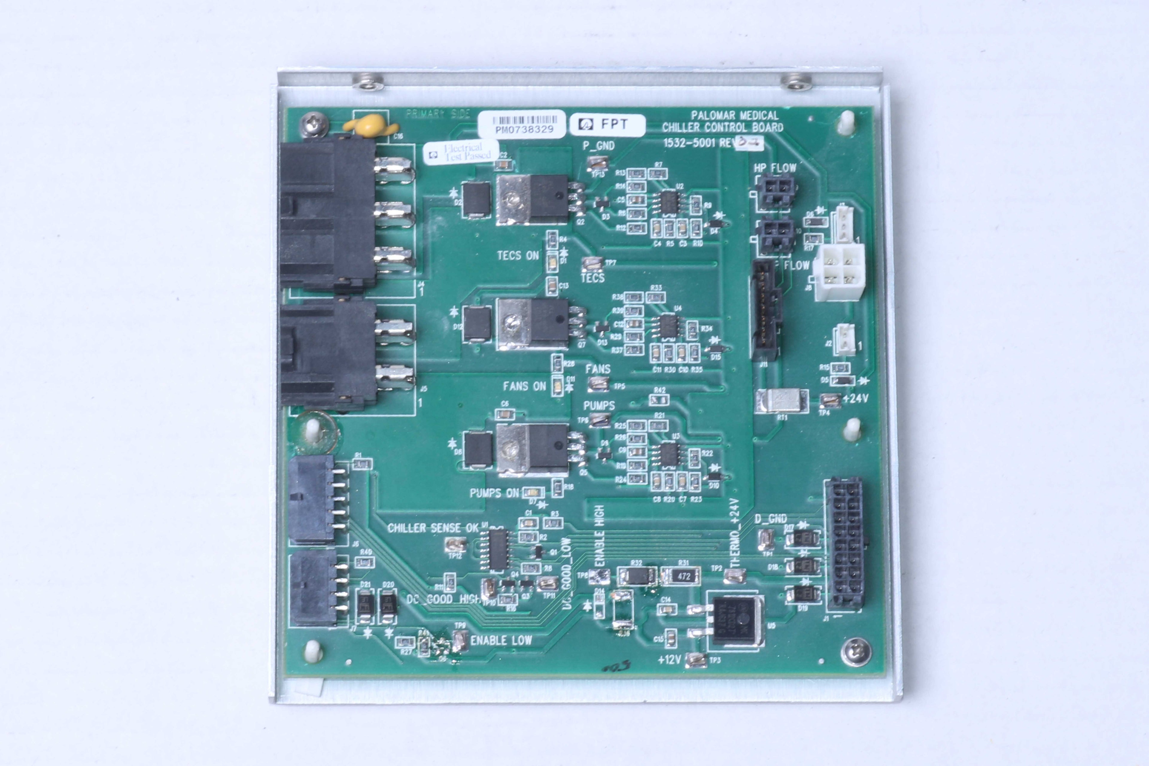 Palomar Starlux 500 Star Lux Chiller Control Board PCB 1532-5001 FOR PARTS ONLY