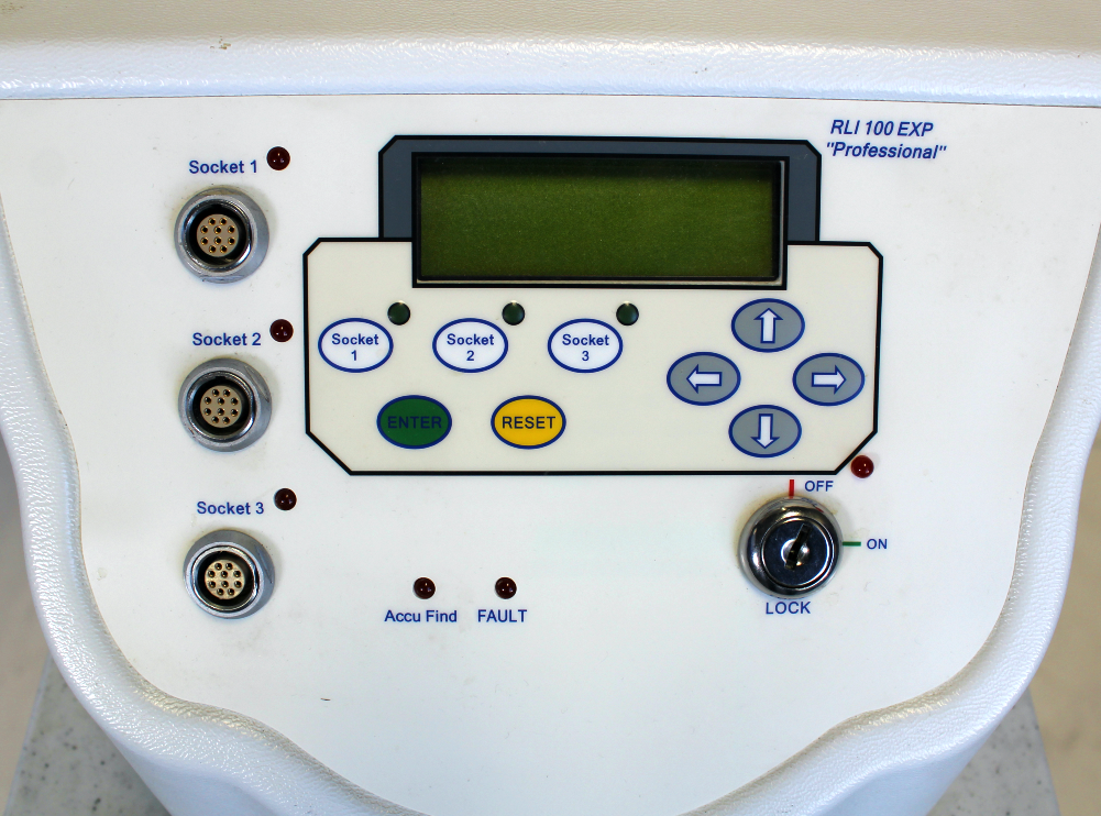 LED Light Therapy System Skin Care Machine LightWave RLI 100 EXP on Mobile Stand