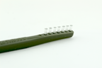 Spectrum Surgical M-16 DEKA Dual Nylon Bristle Instrument Cleaning Brush New Gray