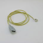 BTL Exilis Large HP Dual Lead Pigtail Grounding Pad Return RF Electrode Cable