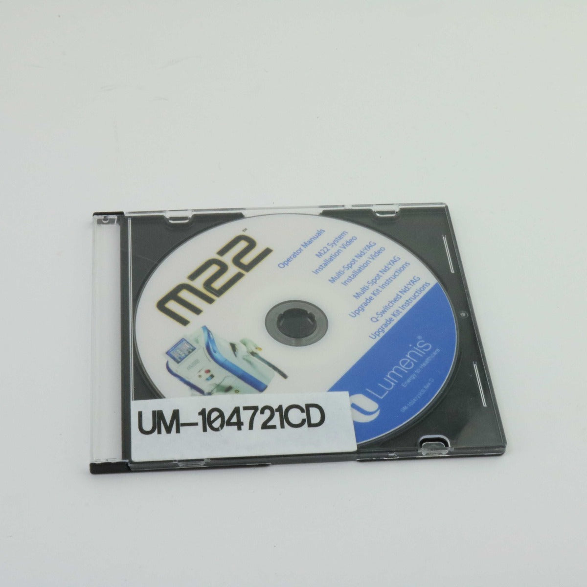 2014 Lumenis M22 Digital Operator Manual & Handpiece Installation CD UM-1024721