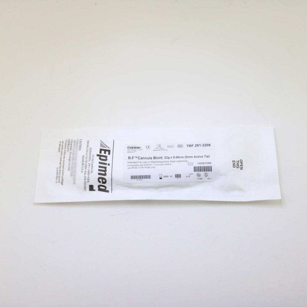 ThermiRF Thermi RF Radiofrequency Cannula TRF 261-2208 Blunt 22G 8cm 5mm EXP2020