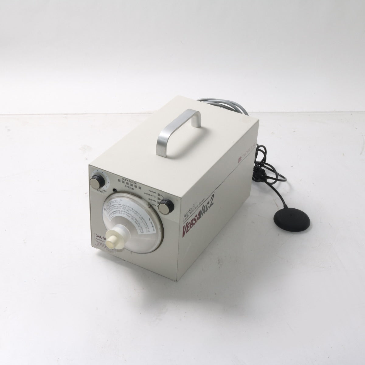 StackHouse AirSafe VersaVac2 Versa Vac 2 Smoke Evacuator ST-1800 w/ Filter