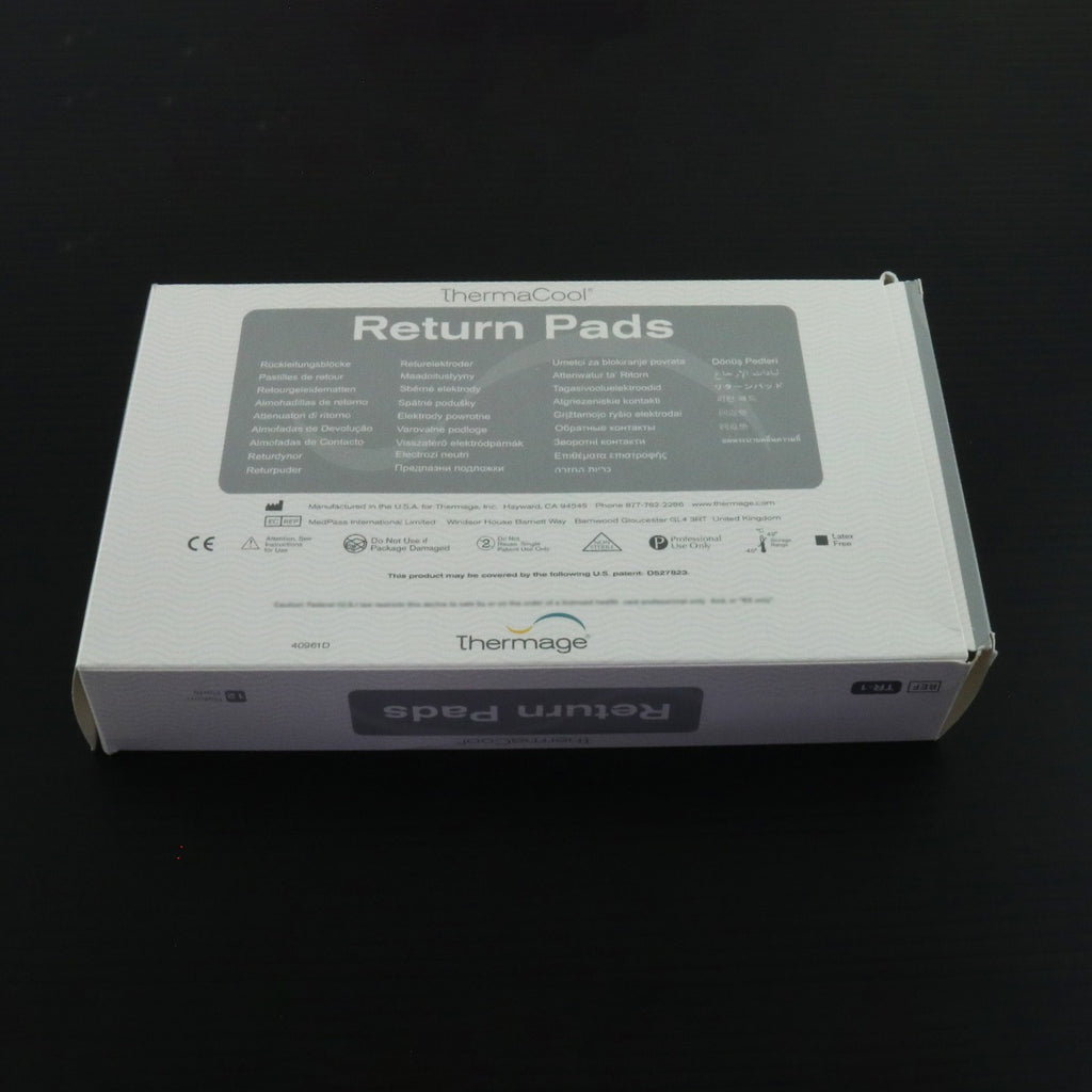Thermage ThermaCool TR-1 Return Pads Patient Grounding 12-Pack EXP 2010-08