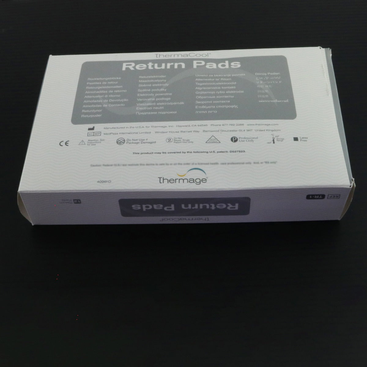 Thermage ThermaCool TR-1 Return Pads Patient Grounding 12-Pack EXP 2010-07