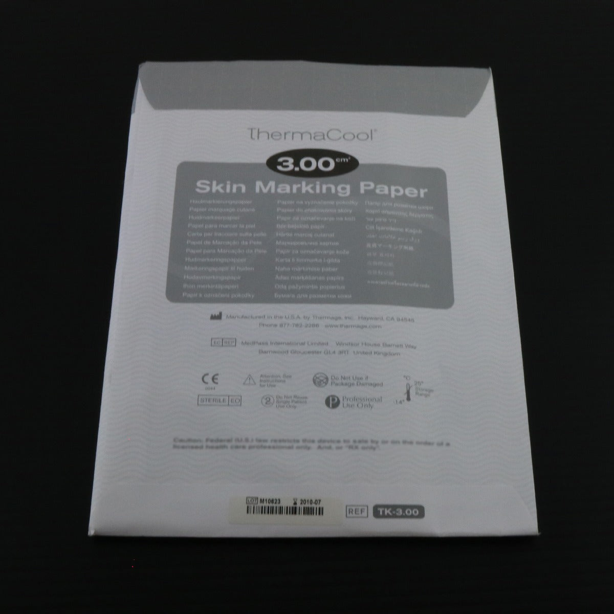 Thermage ThermaCool Skin Marking Paper 3cm/2 TK-3.00 Therma Cool EXP2010