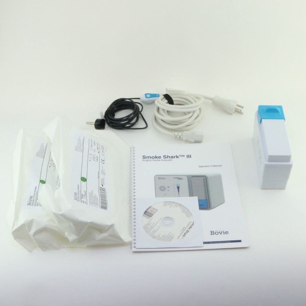 Bovie Smoke Shark III 3 Surgical Smoke Evacuator w/Pencil Adapter SE03-120 2020