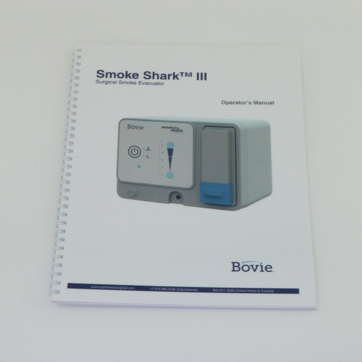 Bovie Smoke Shark III 3 Surgical Smoke Evacuator Operator Manual 905214 2020
