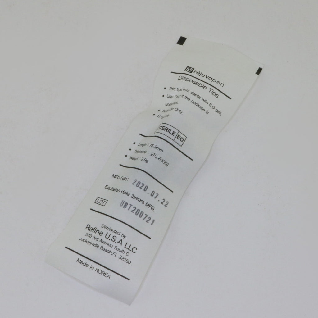 Refine RejuvaPen Rejuva Pen Microneedle Tip RP 2.5 Single (1) EXP 2023