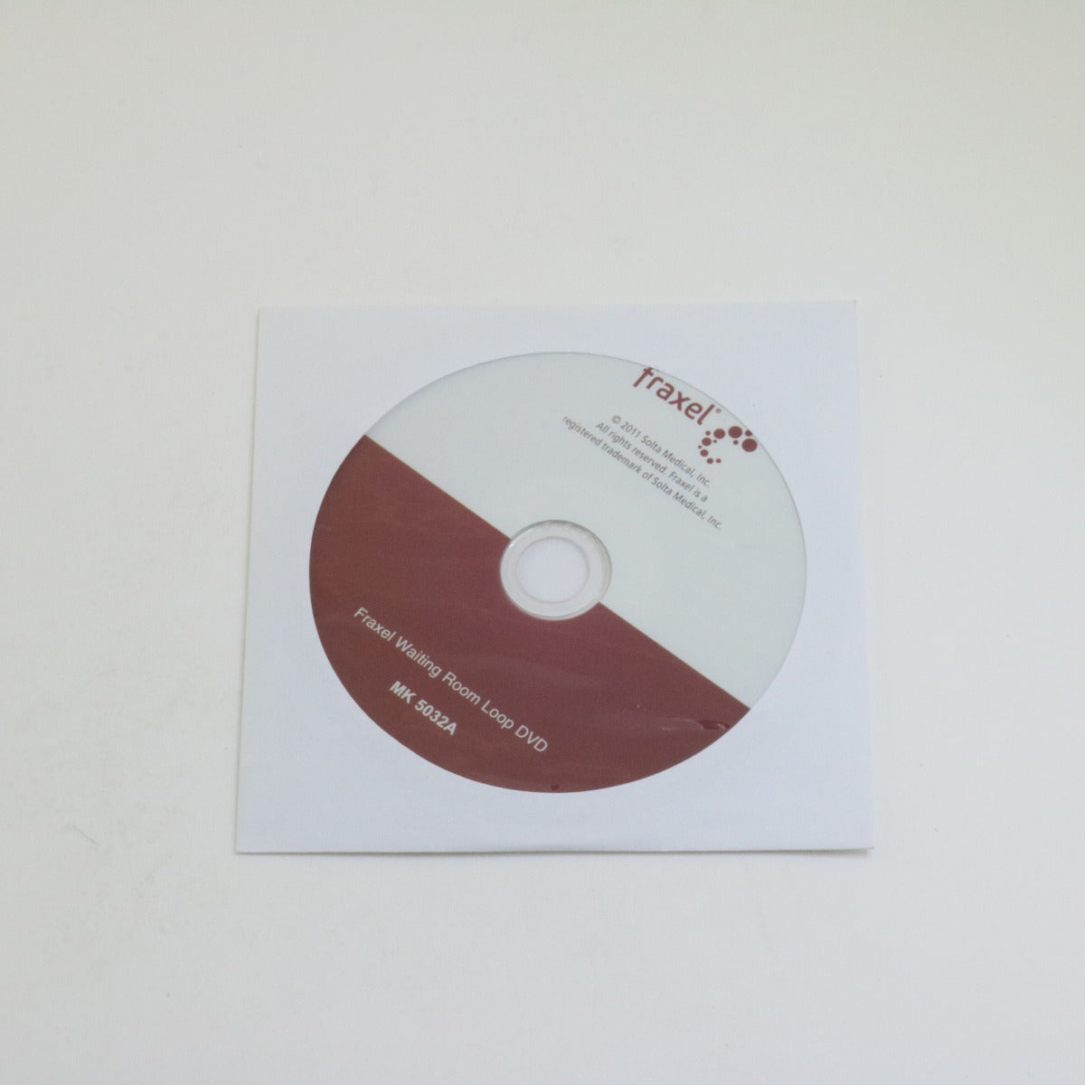 2011 Solta Fraxel Laser Treatment Patient Waiting Room Video Loop CD MK 5032A
