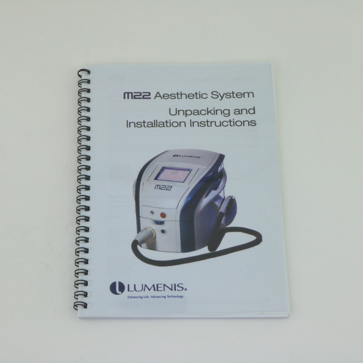 2009 Lumenis M22 Unpacking & Installation Instructions Manual Book PB-1056850