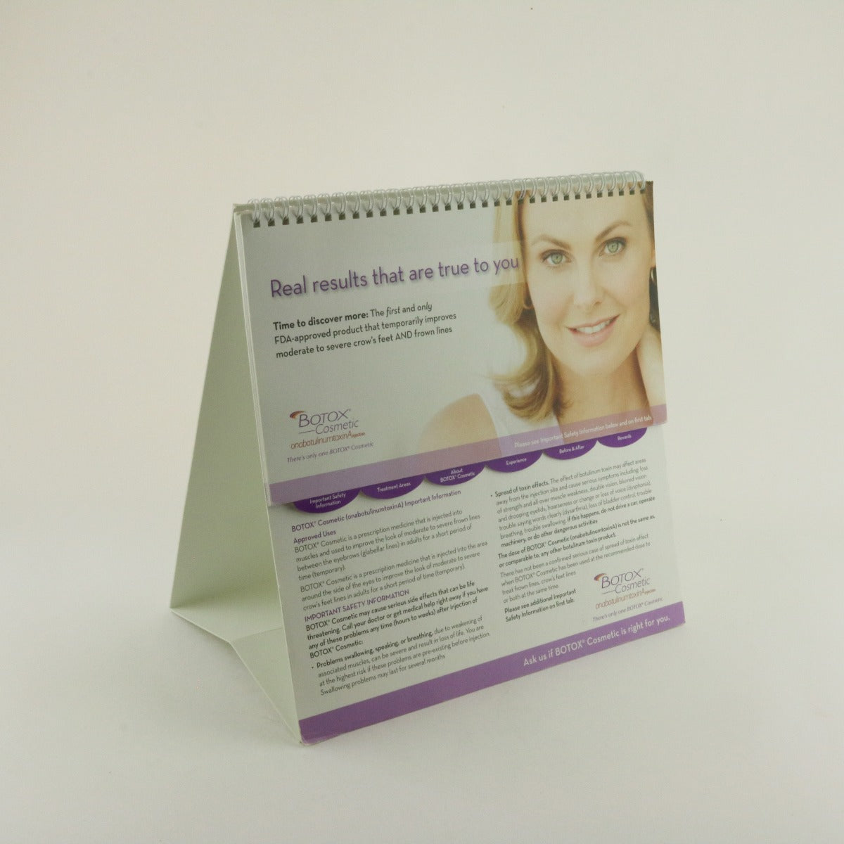 Botox Cosmetic Patient Consultation Guide Presentation Display Book