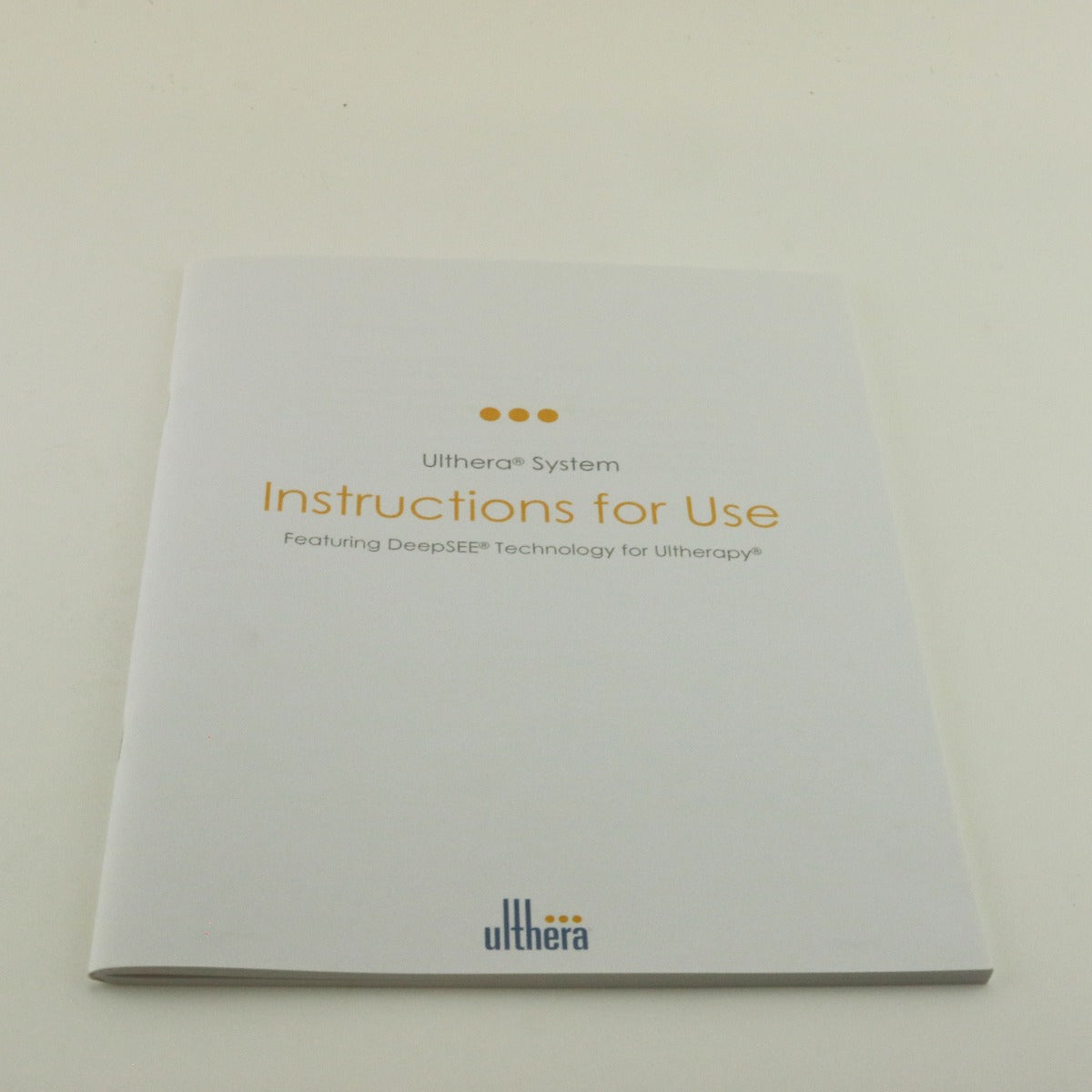 2015 Ulthera DeepSee Instructions For Use Skin Tight System User Manual REV C