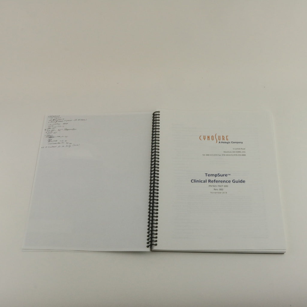 2018 Cynosure TempSure Envi Clinical Reference Guide 921-7027-000 REV 2