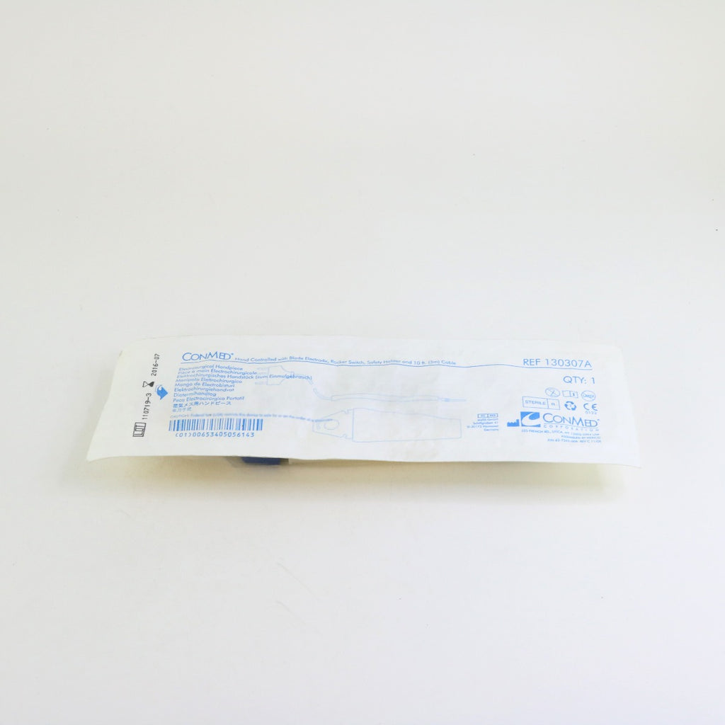 ConMed 130307A Electrosurgical Handpiece Rocker Switch Blade Electrode EXP 2016