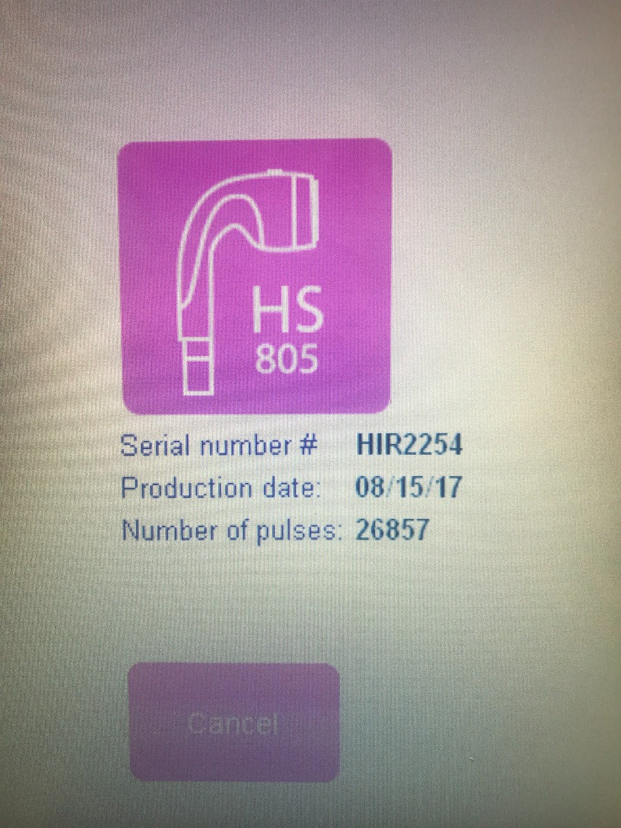 2017 Lumenis LightSheer Desire Light Sheer Hair Removal Laser w/ HS & XC