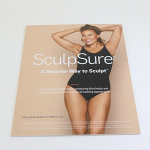 2017 Cynosure SculpSure Front Desk Lobby Sign 8.5x11" Marketing Display