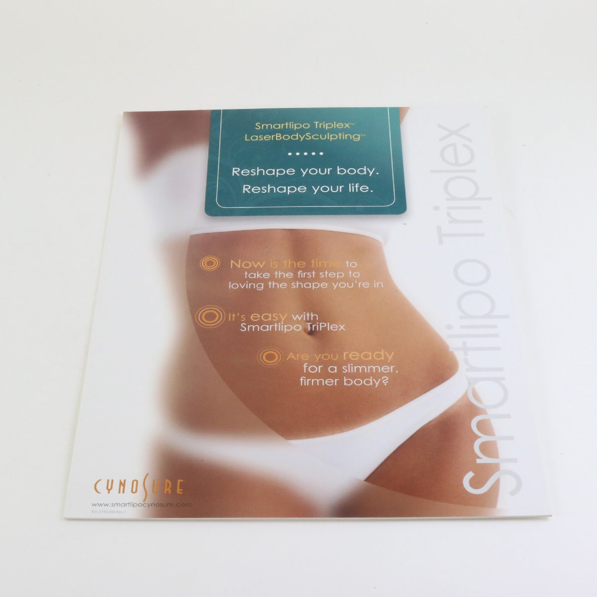 Cynosure SmartLipo Triplex Sculpting Front Desk Sign 8.5x11 Marketing Display