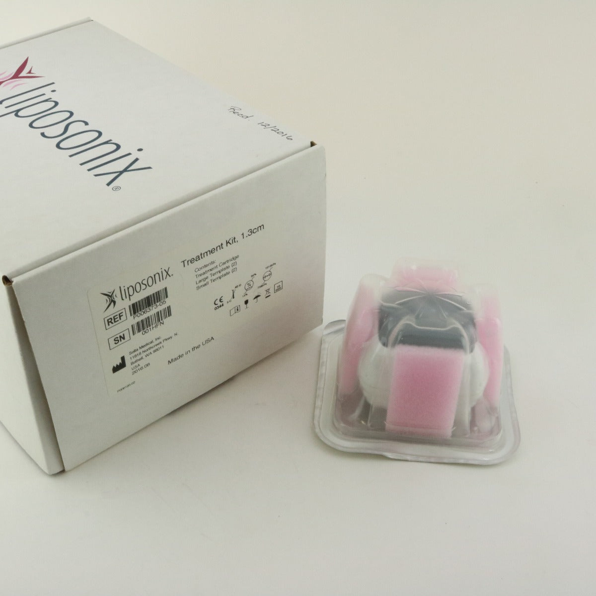 Solta Liposonix 1.3cm Treatment Cartridge Transducer Tip P006373-05 UNUSED